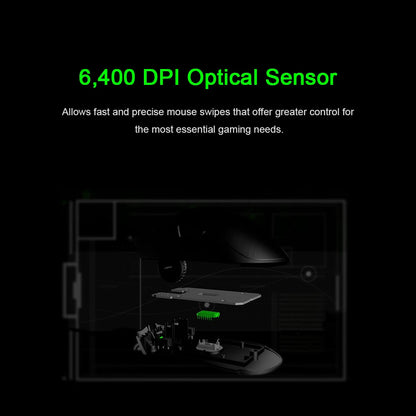 Razer DeathAdder Essential Wired Gaming Mouse, 6400DPI, Optical Sensor, 5 Buttons Independently, Laptop, PC, Gamer, Original
