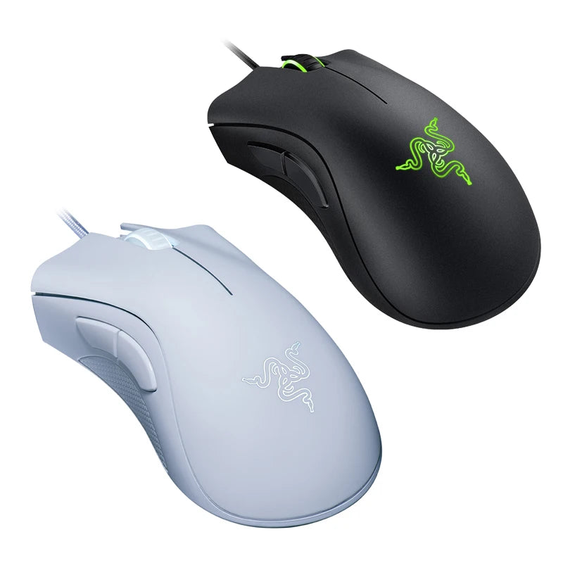 Razer DeathAdder Essential Wired Gaming Mouse, 6400DPI, Optical Sensor, 5 Buttons Independently, Laptop, PC, Gamer, Original