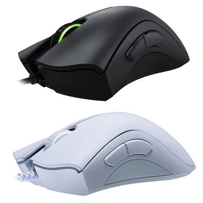 Razer DeathAdder Essential Wired Gaming Mouse, 6400DPI, Optical Sensor, 5 Buttons Independently, Laptop, PC, Gamer, Original
