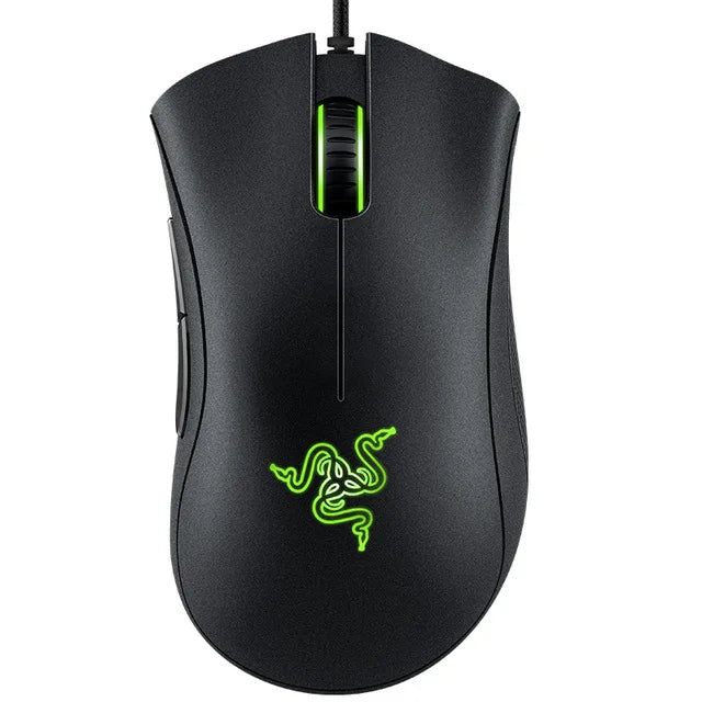 Razer DeathAdder Essential Wired Gaming Mouse, 6400DPI, Optical Sensor, 5 Buttons Independently, Laptop, PC, Gamer, Original