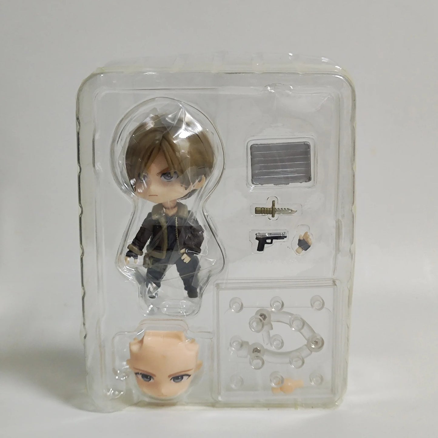10cm In Stock Resident Evil 4 Remake #2337 Leon S. Kennedy Q Version Action Anime Pvc Model Movable Model Doll Set Toy Gift