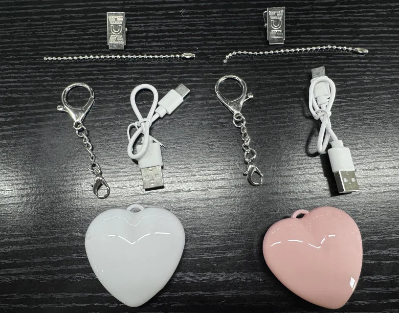 Heart-Shaped LED Purse Light with Touch Sensor /2 pack
