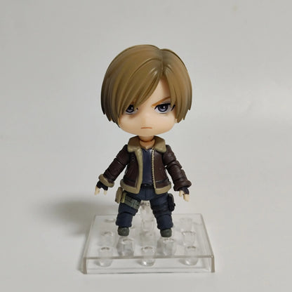 10cm In Stock Resident Evil 4 Remake #2337 Leon S. Kennedy Q Version Action Anime Pvc Model Movable Model Doll Set Toy Gift