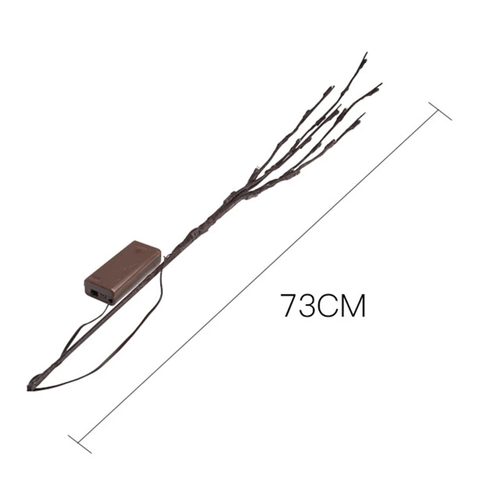 LED Willow Branch Vase Light – 20 Bulbs Decorative Lamp