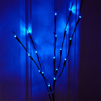 LED Willow Branch Vase Light – 20 Bulbs Decorative Lamp
