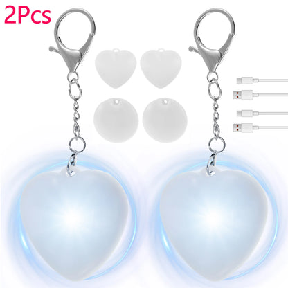 Heart-Shaped LED Purse Light with Touch Sensor /2 pack