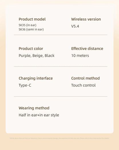 Mini 2-in-1 invisible Earbuds – Block Noise, Enjoy Comfort