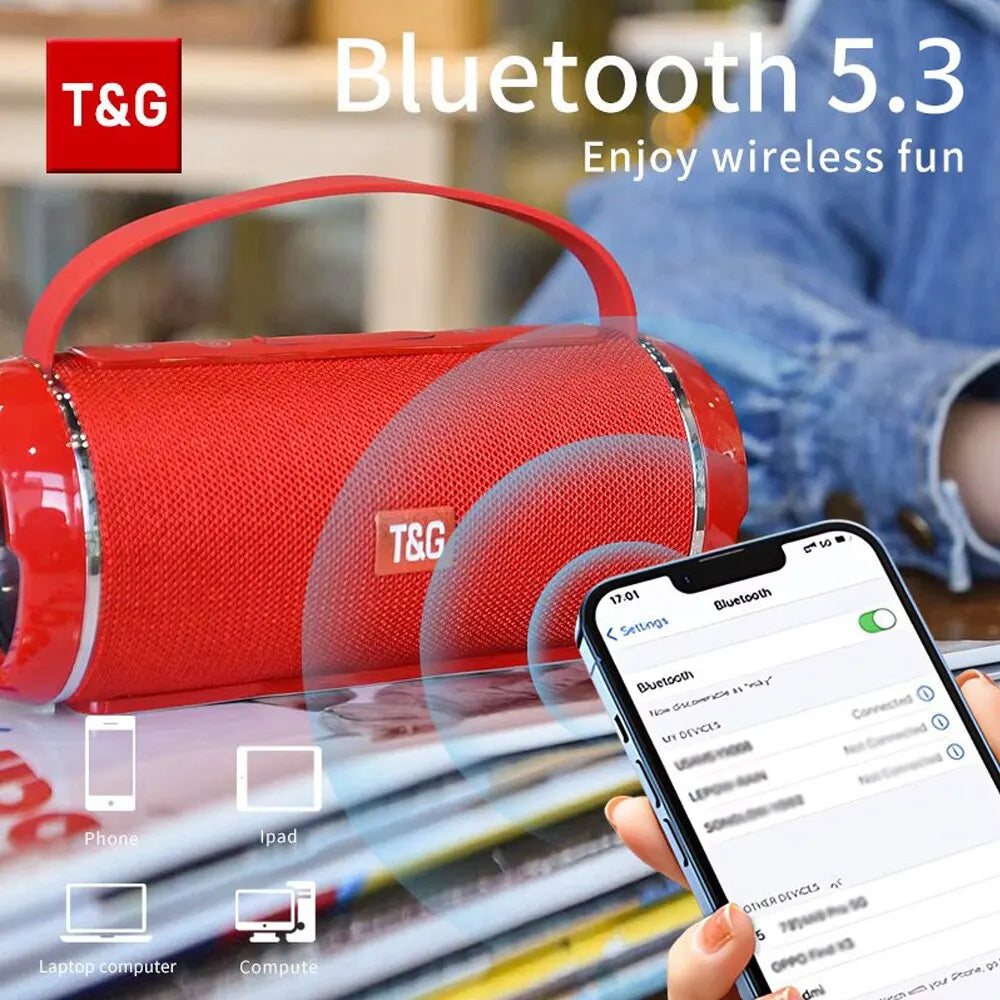 TG116c Wireless Bluetooth Speaker – Waterproof, Portable & Powerful Sound