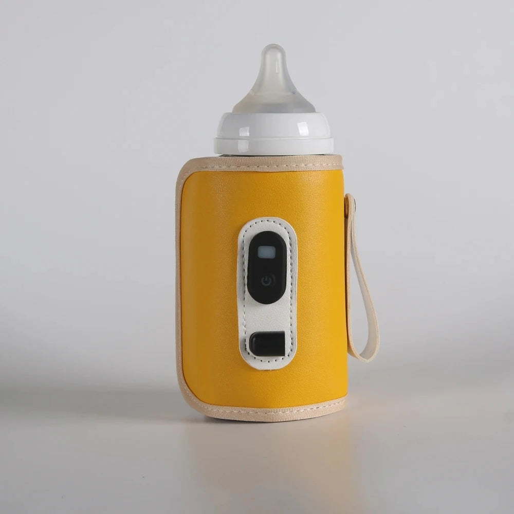 Portable USB Baby Bottle Warmer with LCD Temperature Display