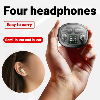Mini 2-in-1 invisible Earbuds – Block Noise, Enjoy Comfort