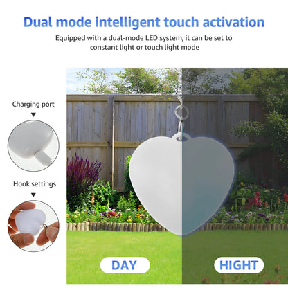 Heart-Shaped LED Purse Light with Touch Sensor /2 pack