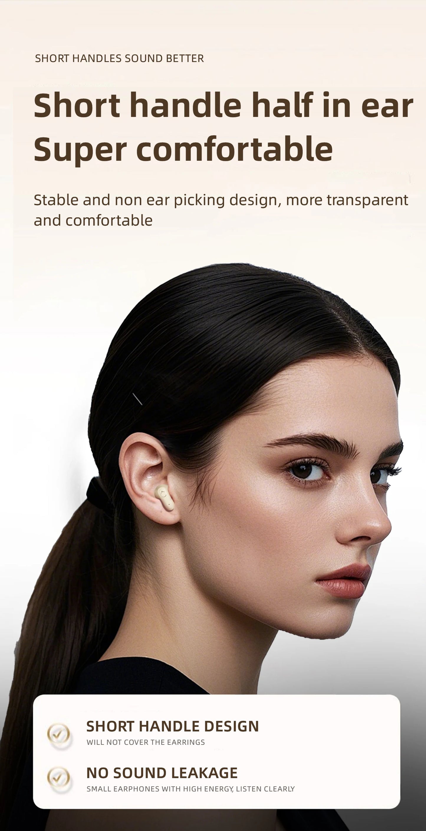 Mini 2-in-1 invisible Earbuds – Block Noise, Enjoy Comfort