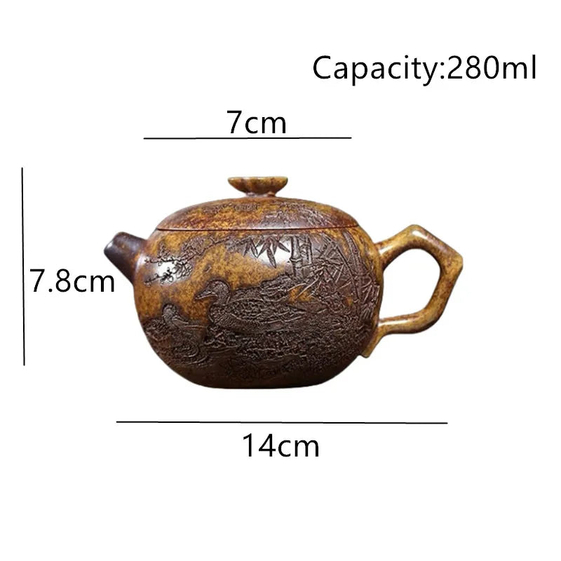 280ml Yixing Clay Teapot – Perfect Brew Every Time