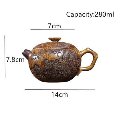 280ml Yixing Clay Teapot – Perfect Brew Every Time