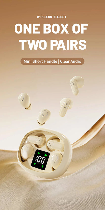 Mini 2-in-1 invisible Earbuds – Block Noise, Enjoy Comfort