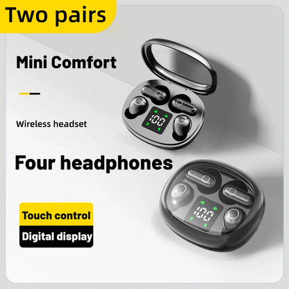 Mini 2-in-1 invisible Earbuds – Block Noise, Enjoy Comfort