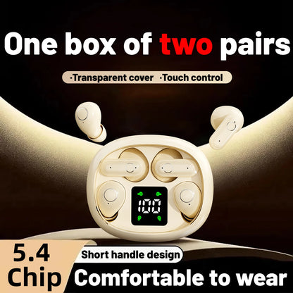 Mini 2-in-1 invisible Earbuds – Block Noise, Enjoy Comfort
