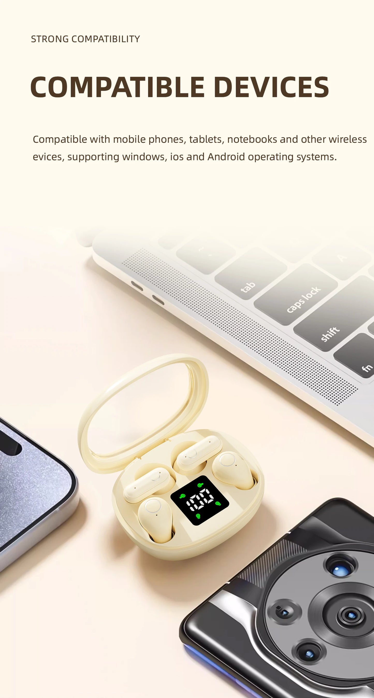 Mini 2-in-1 invisible Earbuds – Block Noise, Enjoy Comfort