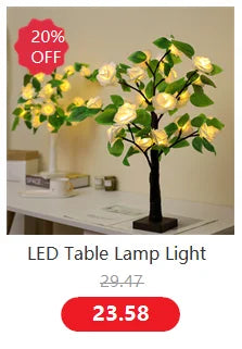LED Willow Branch Vase Light – 20 Bulbs Decorative Lamp