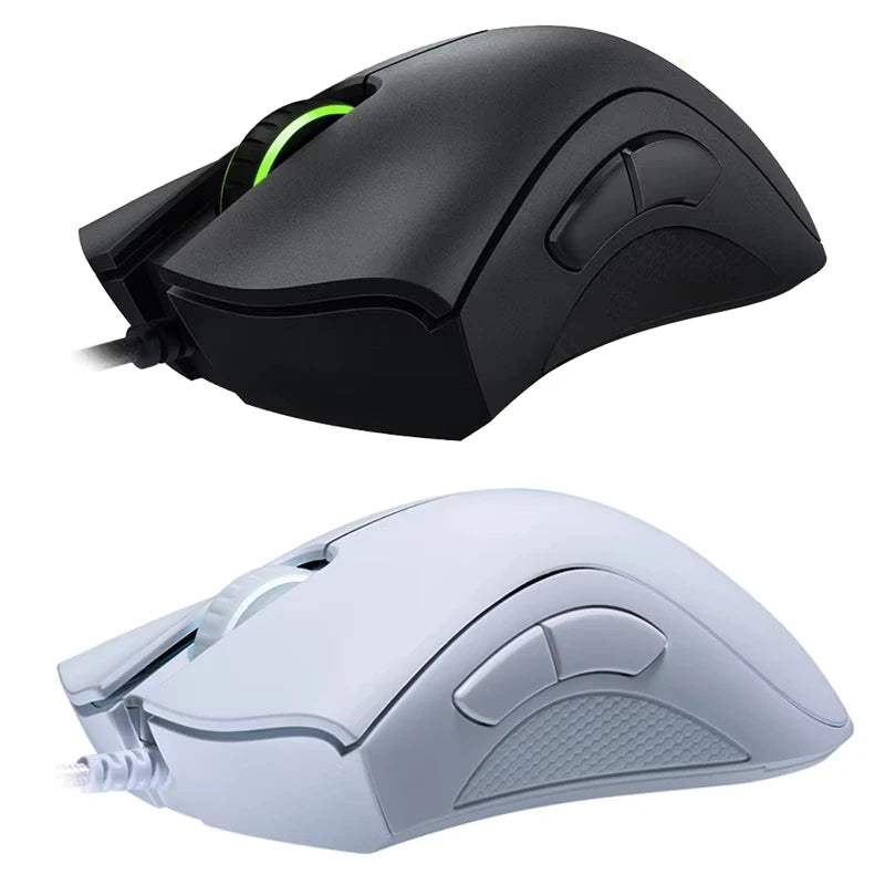 Razer DeathAdder Essential Wired Gaming Mouse, 6400DPI, Optical Sensor, 5 Buttons Independently, Laptop, PC, Gamer, Original