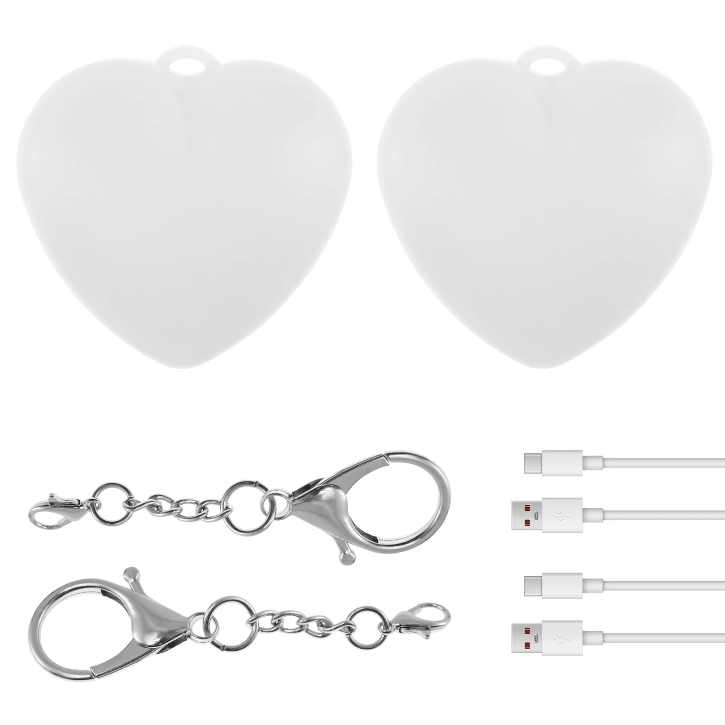 Heart-Shaped LED Purse Light with Touch Sensor /2 pack