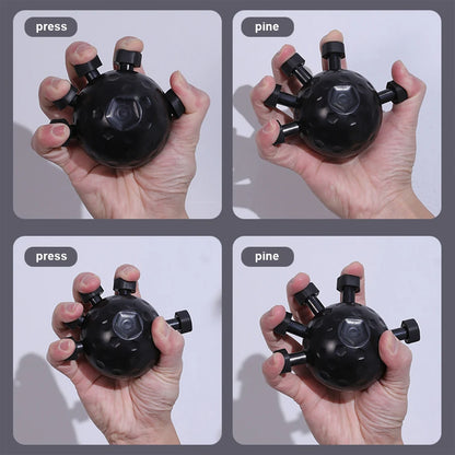 Hand Strength Exerciser Ergonomic Hand Ball Gripper Exerciser Anti Slip Finger Exerciser Trainer Rock Climbing Fitness Equipment