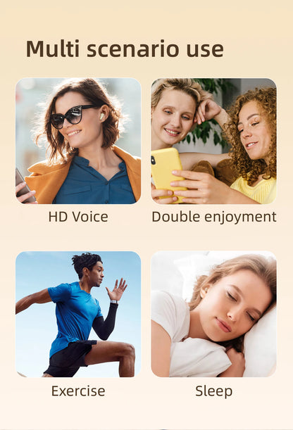 Mini 2-in-1 invisible Earbuds – Block Noise, Enjoy Comfort