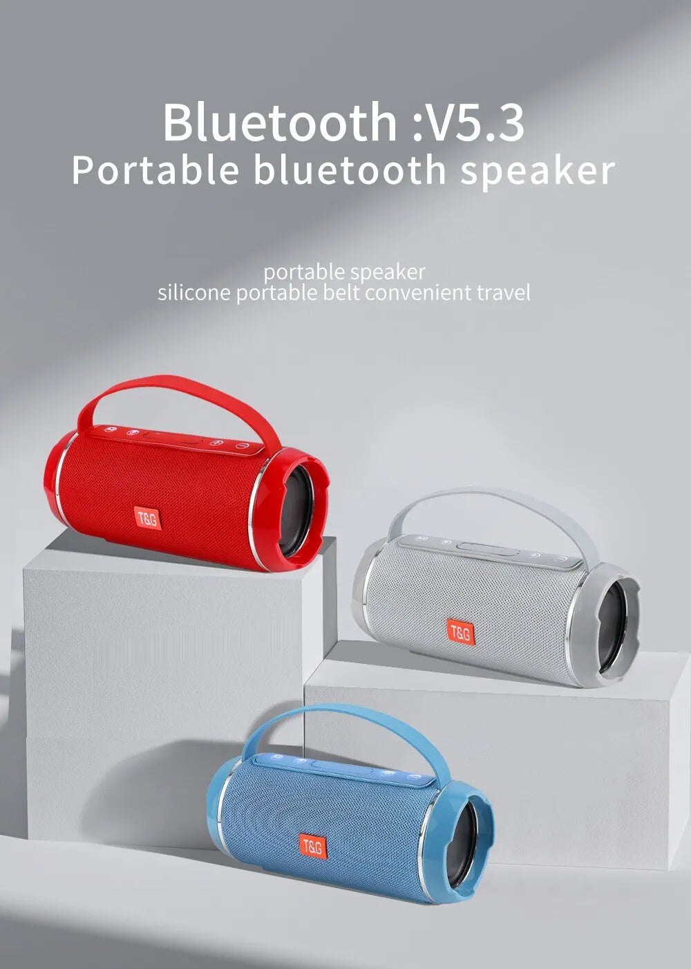 TG116c Wireless Bluetooth Speaker – Waterproof, Portable & Powerful Sound