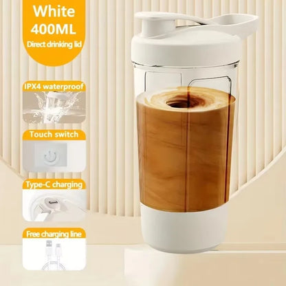 New Self-Stirring Shaker Cup Automatic Stirring Cup for Protein Shakes and Meal Usb Rechargeable Shaker Portable Mixing Cups