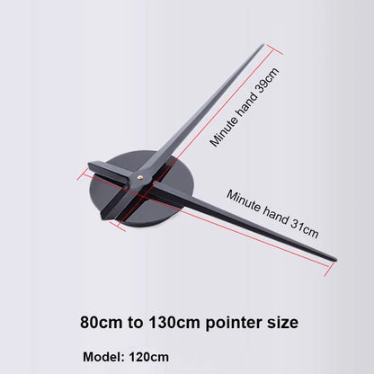 Simple Soundless Large-sized 3D Big Or Small Number Poster Home Decoration DIY Wall Clock For Living Room Bedroom Study Hotel